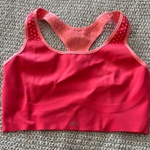 VSX Coral Sports Bra with Polka Dot Detail